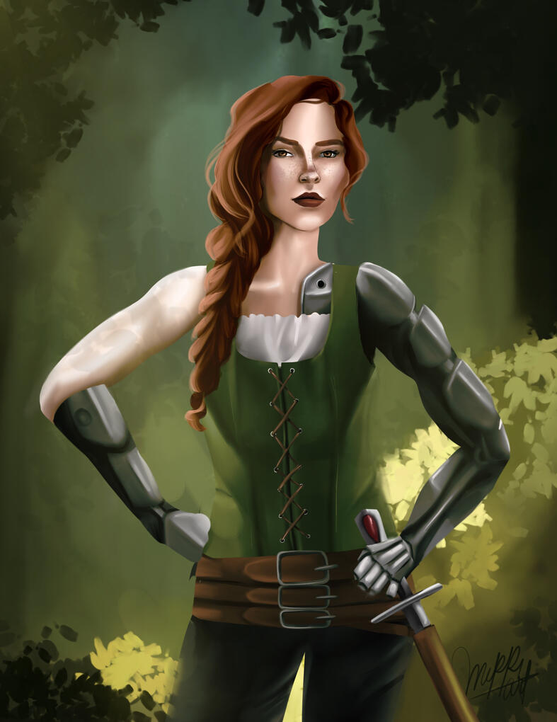 Verity - Warden of the Flame, noble and honorable to a fault